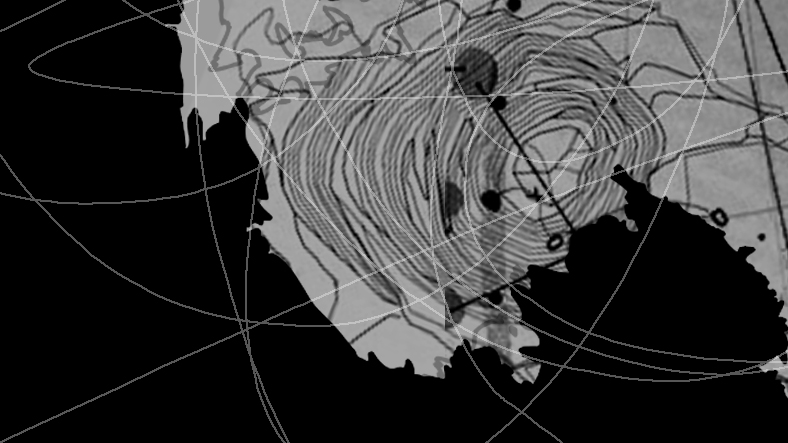 Cartographie en noir et blanc (fragment de l'image de couverture)